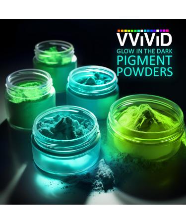 VViViD Green Glow In The Dark Fine Pigment Powder 30g/1oz Packet (2 Pack) - Buy Online on SooperMarket.com