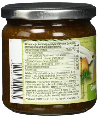 VITAM Vegetable Yeast Broth 500g - Healthy Seasoning for Soups & Stews | International Shipping - Buy Online on SooperMarket.com