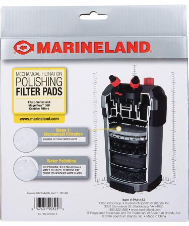 MarineLand Polishing Filter Pads for Canister Filters - C-Series/Magniflow 360 - Buy Online on SooperMarket.com