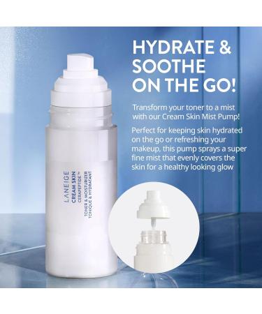 LANEIGE Cream Skin Toner & Moisturizer 2-in-1 | Amino Acid Rich | Hydrating & Strengthening | 1.6 Fl Oz - Buy Online on SooperMarket.com