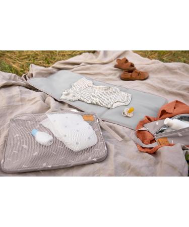 L SSIG Baby Diaper Bag with Changing Mat - Taupe Casual Organizer for On-the-Go Care | International Shipping Available - Buy Online on SooperMarket.com