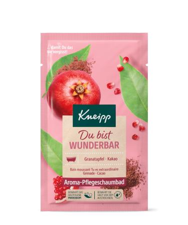 Kneipp aroma care foam bathroom You are wonderful - bathing additive with high -quality extracts made of pomegranate and cocoa - for the well -deserved break with fruity fragrance and long -lasting foam - 50ml