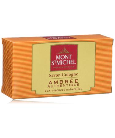 Mont St Michel - Savon Cologne Solide - Ambr e Authentique - 125 g- Lot de 8