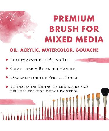 Princeton Velvetouch 3950 Flat Shader Paint Brush - Ideal for Acrylic, Oil, and Watercolor - Size 8 - Buy Online on SooperMarket.com