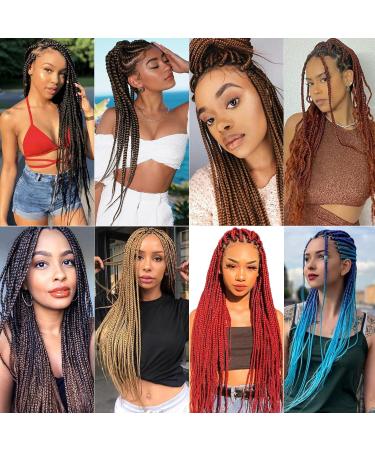 Xusuperb Pre-Stretched Ombre Blonde Braiding Hair - 26 Inch 6 Packs of Soft Yaki-Textured Extensions (T1B/27/613) for Easy Braids | International Shipping - Buy Online on SooperMarket.com