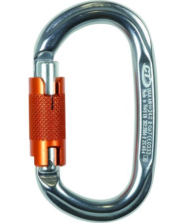 Climbing Technology Pillar WG Carabiner Oval with ferrule 2 movements blue