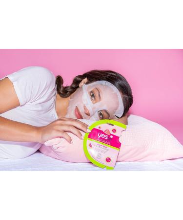 Yes To Watermelon Refreshing Paper Mask - Hydration Packed with Antioxidants - Vegan & Cruelty-Free - 1-Pack 0.6 Fl Oz - Buy Online on SooperMarket.com