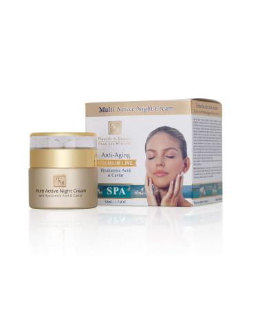 Buy H&B Multi-Active Night Cream - Anti-Aging Face Moisturizer with Hyaluronic Acid & Caviar Extract - International Shipping - Buy Online on SooperMarket.com