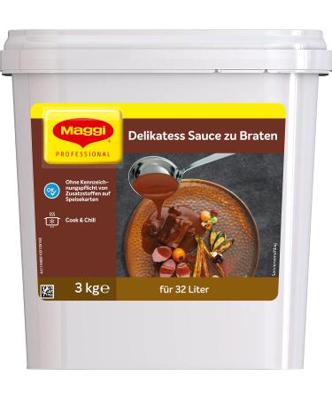 Maggi Delicatessen Sauce for roasts as gravy sauce thickener ideal basic sauce for every kitchen 1 pack (1 x 3kg bag)