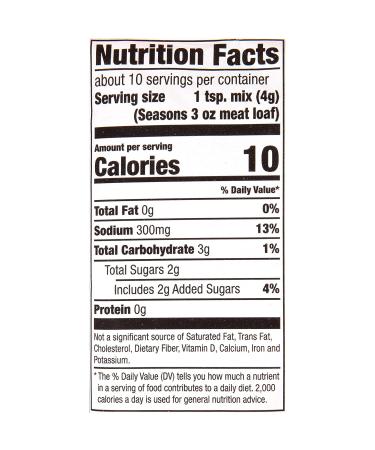 McCormick Meat Loaf Seasoning Mix 1.5 oz - Pack of 1 - Buy Online on SooperMarket.com