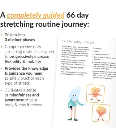Stretching Sidekick Journal: 66 Guided Routines for Flexibility & Energy | Habit Nest - Buy Online on SooperMarket.com