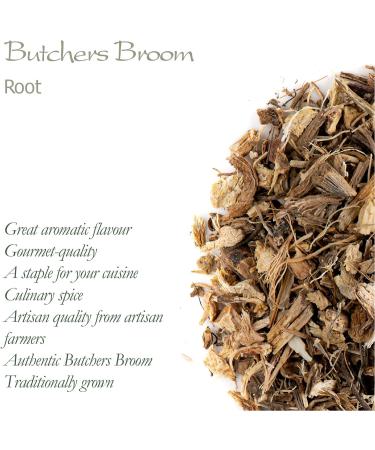 Organic Butchers Broom Root - Premium Quality Ruscus Aculeatus 200g - Buy Online on SooperMarket.com