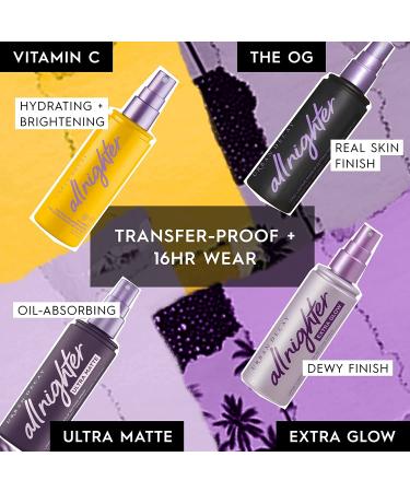 Urban Decay All Nighter Long-Lasting Makeup Setting Spray - 16-Hour Award-Winning Finish - Oil-Free, Non-Drying Formula - 4.0 fl oz - Buy Online on SooperMarket.com