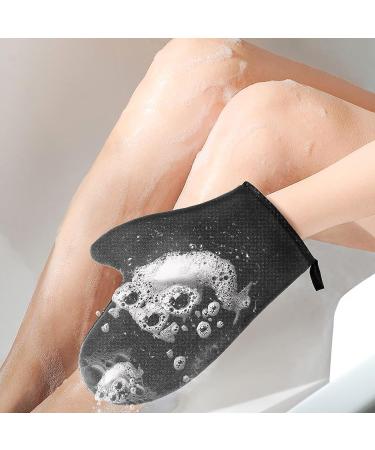 WLLHYF Self Tanning Mitt Applicator - Ultra Soft 3D Design Glove for Face and Back - Black Tanner Mitts for Smooth Application - Buy Online on SooperMarket.com