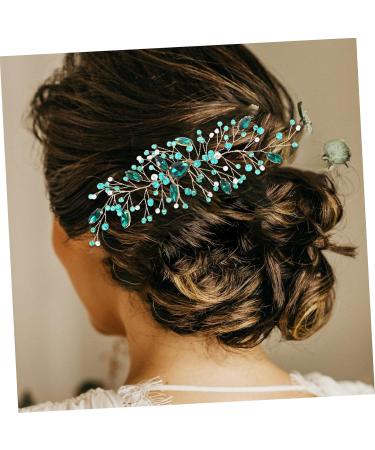 Angoily Crystal Headpiece Fairy Jewelry for Women Rhinestone Headpiece Tiara Hair Headband Bride Metal - Buy Online on SooperMarket.com