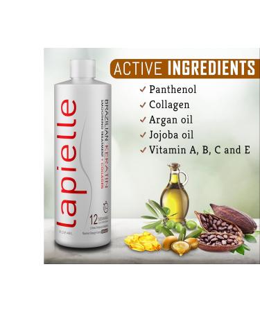 Brazilian Keratin with Argan Oil for Dry & Damaged Hair - Professional 16 FL oz | International Shipping Available - Buy Online on SooperMarket.com