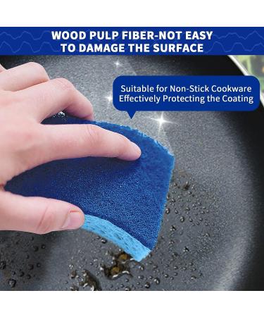 CELOX 12 Pack Non-Scratch Dual Sided Dish Sponges for Dishes - Long Lasting and Reusable Kitchen Cleaning Sponges - Buy Online on SooperMarket.com