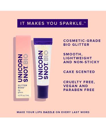 UNICORN SNOT Nova Holographic Glitter Lip Gloss - Vegan & Cruelty Free - 0.37fl oz - Buy Online on SooperMarket.com
