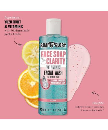 Soap & Glory Vitamin C Facial Wash 350ml - Brighten and Refresh Your Skin - Buy Online on SooperMarket.com