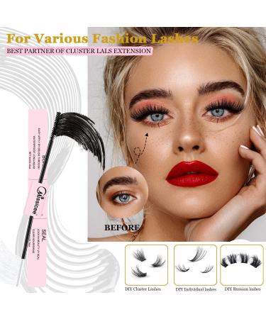 Missicee 2 in 1 Bond and Seal Lash Glue for DIY Cluster Lashes - Super Strong Hold, Latex-Free, Waterproof Formula for Sensitive Eyes | 72Hr Hold - Buy Online on SooperMarket.com