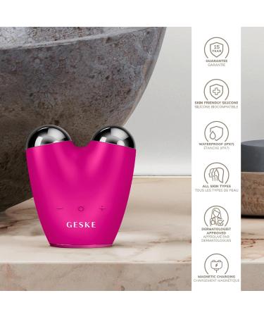Geske SmartAppGuided Microcurrent Face-Lifter | 6-in-1 Anti-Aging Device for Facial Lifting Jawline Training & Double Chin Removal - Buy Online on SooperMarket.com