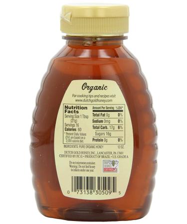 Dutch Gold Organic Honey Squeeze â€“ 12oz (Pack of 3) - Pure & Natural Sweetener - Buy Online on SooperMarket.com