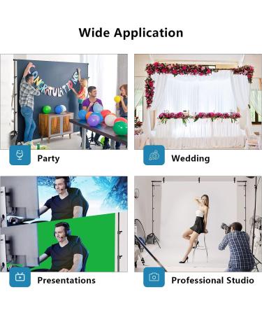 Backdrop Stand 8.5x10ft  ZBWW Photo Video Studio Adjustable Backdrop Stand for Parties  Wedding  Photography  Advertising Display 8.5*10ft - Buy Online on SooperMarket.com
