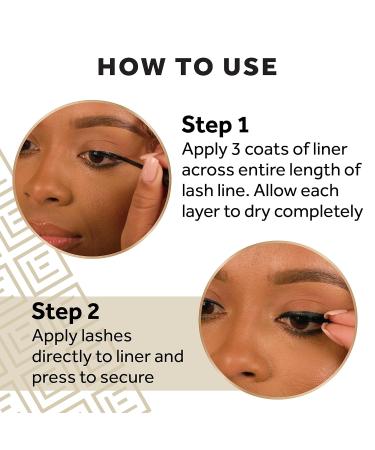 Eylure PROMAGNETIC Eyeliner & Lash Kit | Faux Mink Natural Eyelashes in Black - International Shipping Available - Buy Online on SooperMarket.com