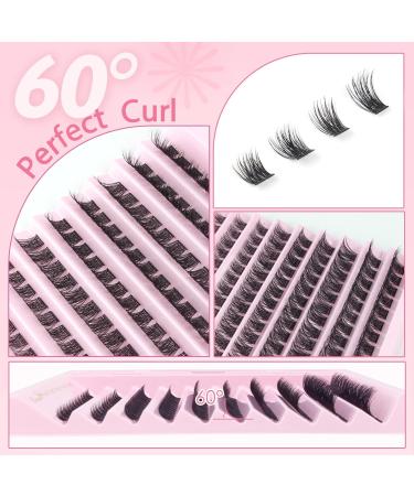 Parriparri DIY Lash Extension Kit - 120Pcs Individual Lashes with Bond and Seal | Cluster Lashes Applicator | Volume Eyelash Extensions Kit for False Eyelashes DIY at Home (8-16MM MIX) - Buy Online on SooperMarket.com