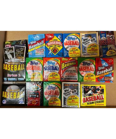 300 Old Vintage Topps Baseball Cards in Sealed Wax Pack Lot Gift Package