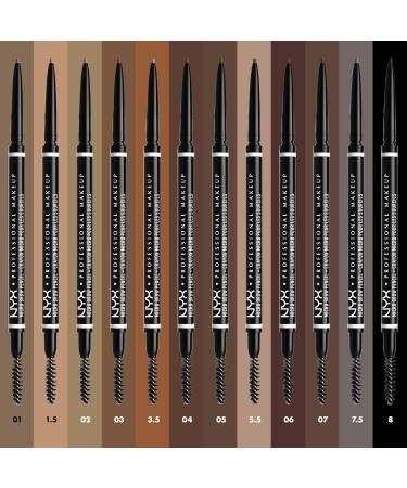 Buy NYX Professional Makeup Micro Brow Pencil - Vegan Chocolate | Double-Ended Tool with Lifting Pencil & Brush | International Shipping Available - Buy Online on SooperMarket.com