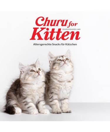 Churu Katzensnacks for Kittens - Healthy Tuna Treats for Young Cats Under 12 Months (56 Pieces 1 Pack) - Buy Online on SooperMarket.com