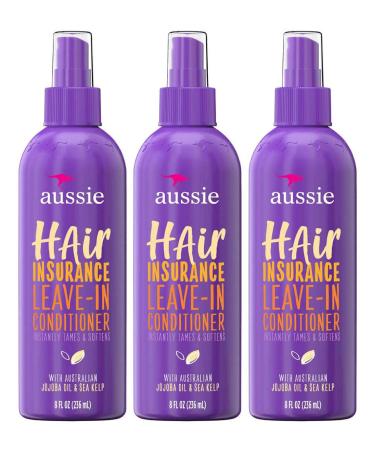 Aussie Hair Insurance Leave-In Conditioner  with Australian Jojoba Oil & Sea Kelp 8 fl oz (236 ml)