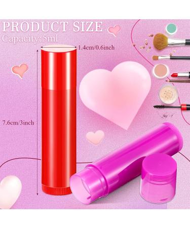 128 Pcs 5ml Refillable Lip Balm Tubes: DIY Cosmetic Containers, 8 Colors - Buy Online on SooperMarket.com