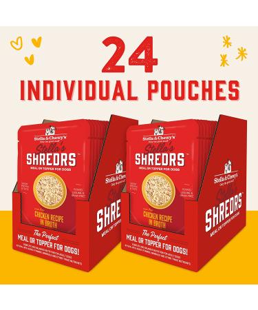 Stella & Chewy's Shredded Chicken Dog Food - 24 Pouches - Buy Online on SooperMarket.com