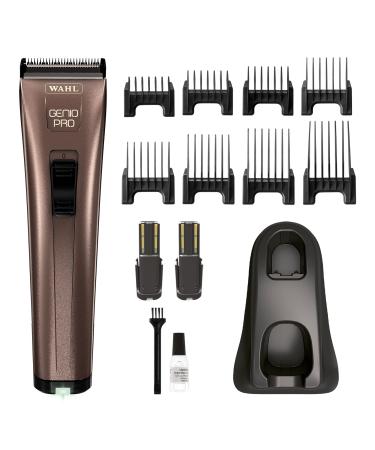 Wahl Genio Pro Professional Hair Clippers Pro Haircutting Kit Clippers for Bulk Hair Removal Diamond Blade Adjustable Blades Cordless Lightweight Barbers Supplies