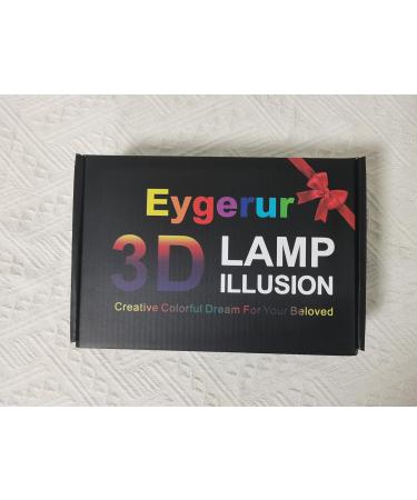 Eygerur Yoshi Night Light for Kids - 3D LED Illusion Lamp | 16 Colors Dimmable, USB Powered, Remote Control - Children's Room Decoration & Holiday Gift - Buy Online on SooperMarket.com