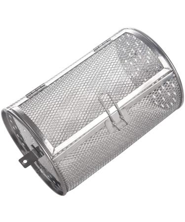 Pyatofly 12 x 18Cm Stainless Steel Oven Rotating Roasting Cage Roasted Coffee Beans Nuts Walnuts Roasted Cage