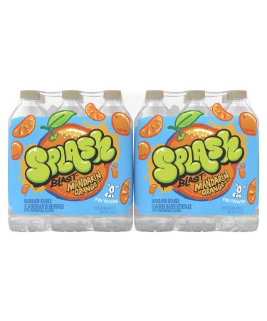 Buy Splash Blast Mandarin Orange Flavored Water - 24 Pack | Refreshing 16.9 Fl Oz Bottles - International Shipping Available - Buy Online on SooperMarket.com