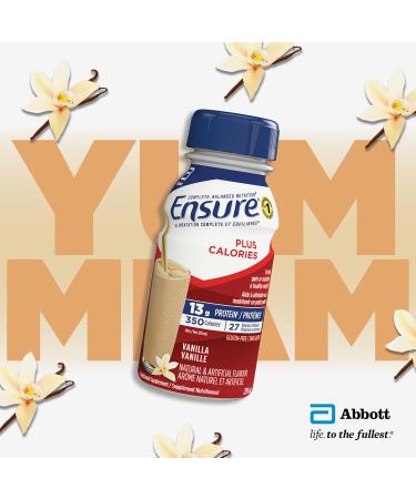 Ensure Plus Calories Nutritional Supplement Shake Value Pack To Help With Healthy Weight Gain Or Maintenance Vanilla 24 x 235-mL Bottles - Buy Online on SooperMarket.com