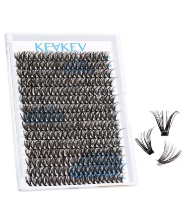 300 Pcs Individual Lashes Lash Clusters DIY Lash Extension Cluster Lashes that Look Like Eyelash Extensions Self Applicaton at Home Volume Dramtic Look(40D D-10mm) D-10mm 40D