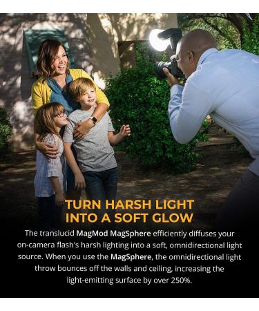 MagMod MagSphere - Versatile and Effective Flash Diffuser Modifier - Buy Online on SooperMarket.com