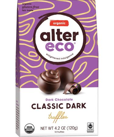 Alter Eco Organic Classic Dark Truffles Dark Chocolate 4.2 oz (120 g)