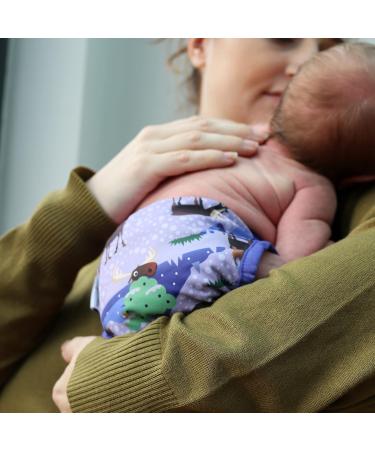 Close Pop-in Premium Bamboo Newborn Cloth Nappy - Soft & Absorbent Reusable with Moose Print - Buy Online on SooperMarket.com