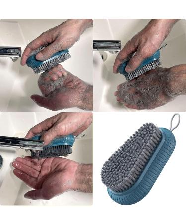 Facynde Nail Brushes for Cleaning | Multi-Purpose Hand & Nail Cleaning Brush for Manicure | Dark Blue Nail Cleaning Tool - Buy Online on SooperMarket.com
