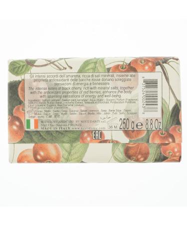 NESTI DANTE Il Frutteto Black Cherry & Red Berries Soap 250g - Luxurious Italian Artisanal Soap for All Skin Types - Shop Internationally - Buy Online on SooperMarket.com