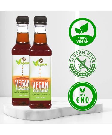 Premium 24Vegan Fish Sauce: Gluten-Free, Plant-Based Umami Seasoning for Vegetarian Asian Dishes - Buy Online on SooperMarket.com