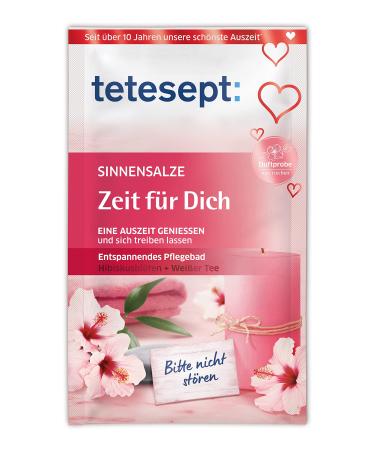 tetesept swimming salt senses salts time for you |Sea salt - spoils Soul & Spirit |Care bath of wafer -fine powder crystals - slightly soluble |10 bags of 60 g