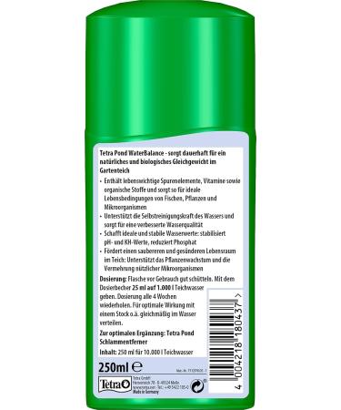 Tetra Pond WaterBalance - Ideal Water Treatment for Ponds | 250 ml | Stable Water Values International Shipping - Buy Online on SooperMarket.com