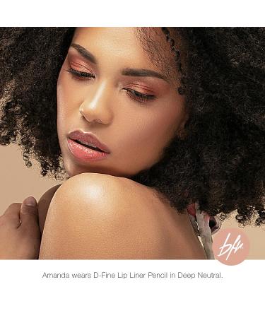 Beauty For Real D-Fine Lip Liner Pencil in Neutral Deep - Long-Wear Universal Shade for Perfect Lip Shape - Creamy Texture, No Sharpener Needed - 0.012 oz - Buy Online on SooperMarket.com